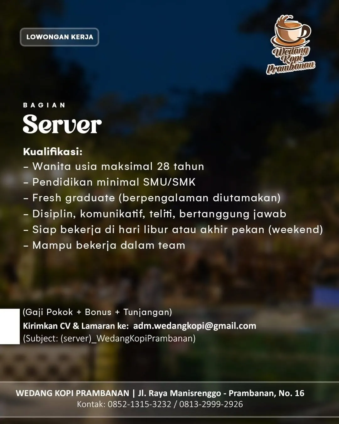 Logo Wedang Kopi Prambanan