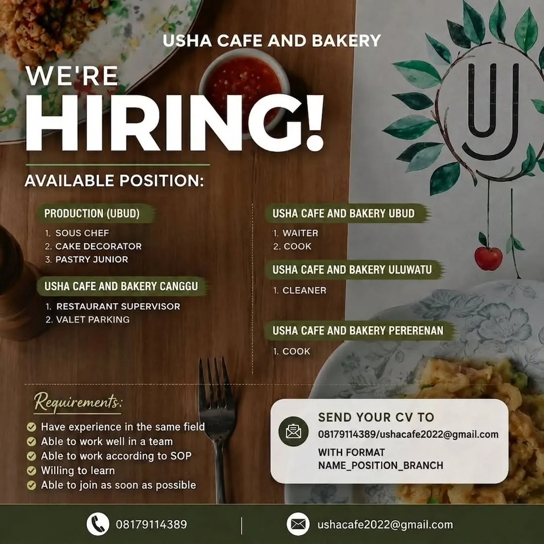 Logo USHA Cafe & Bakery
