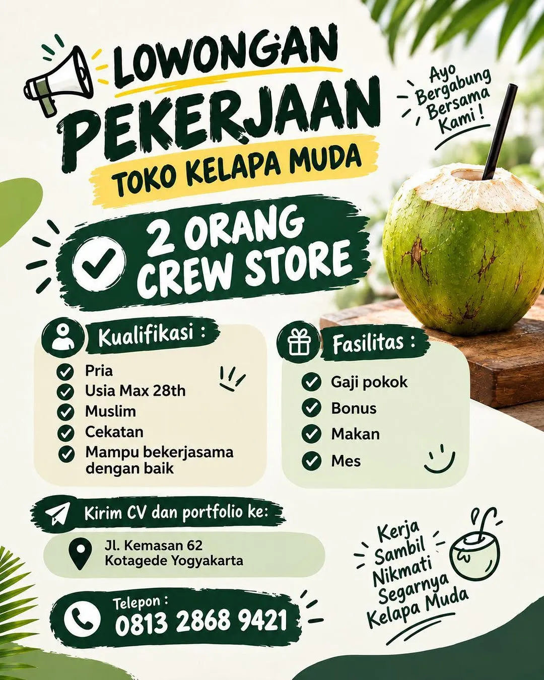 Logo Toko Kelapa Muda