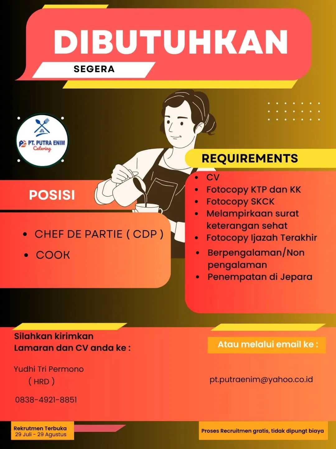 Logo PT. PUTRA ENIM Catering