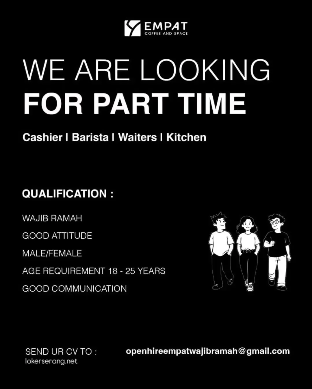 Logo EMPAT COFFEE AND SPACE
