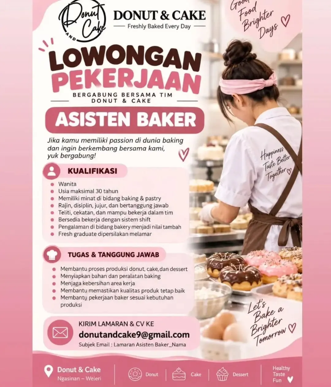 Logo Donut & Cake