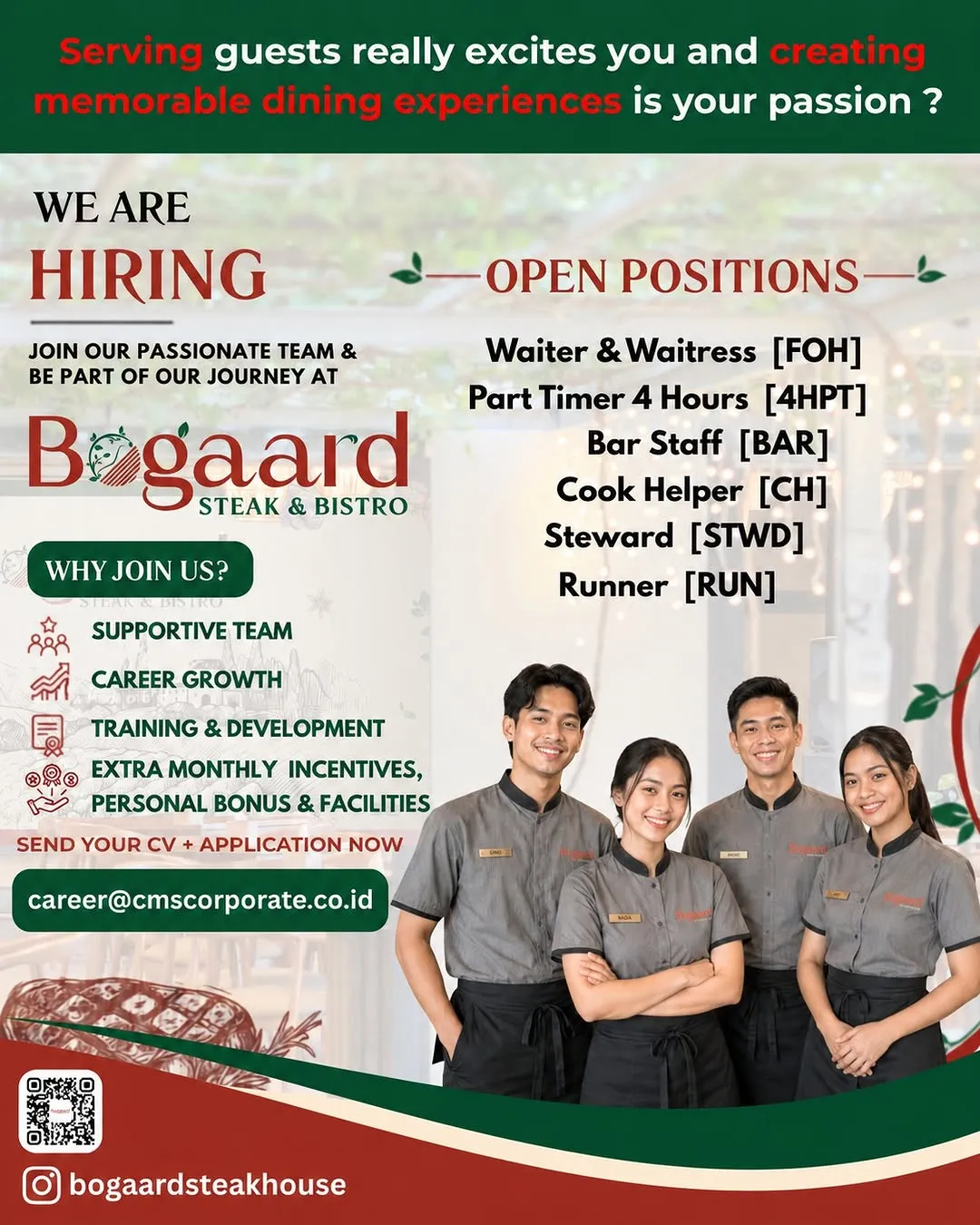 Logo Bogaard STEAK & BISTRO
