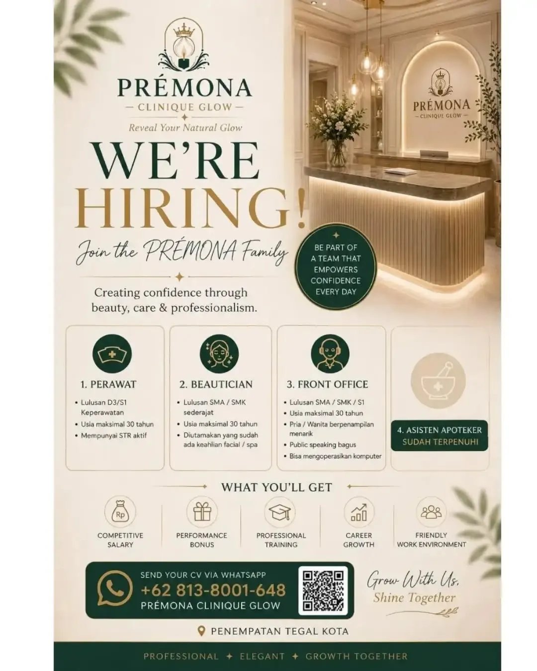 Logo PR&Eacute;MONA CLINIQUE GLOW