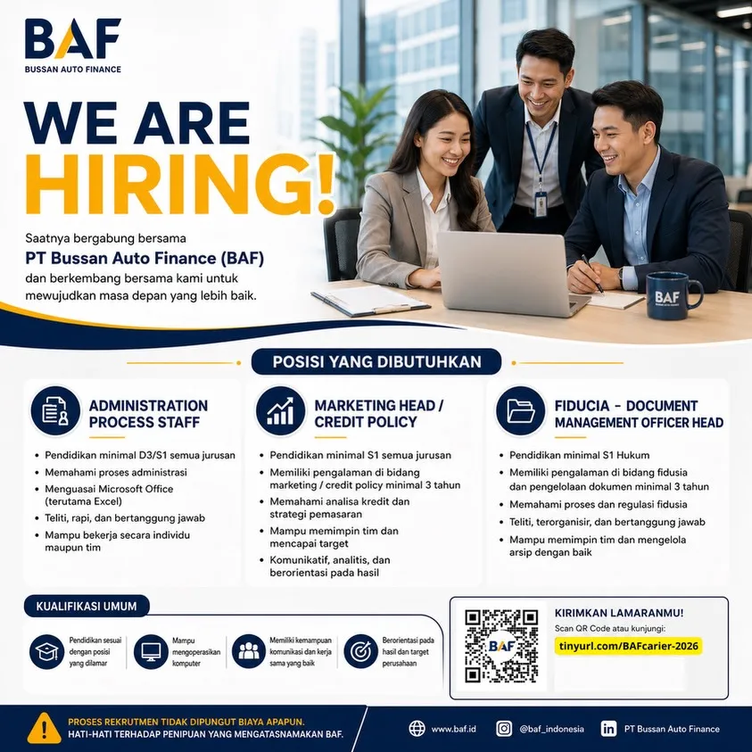 Logo PT Bussan Auto Finance (BAF)