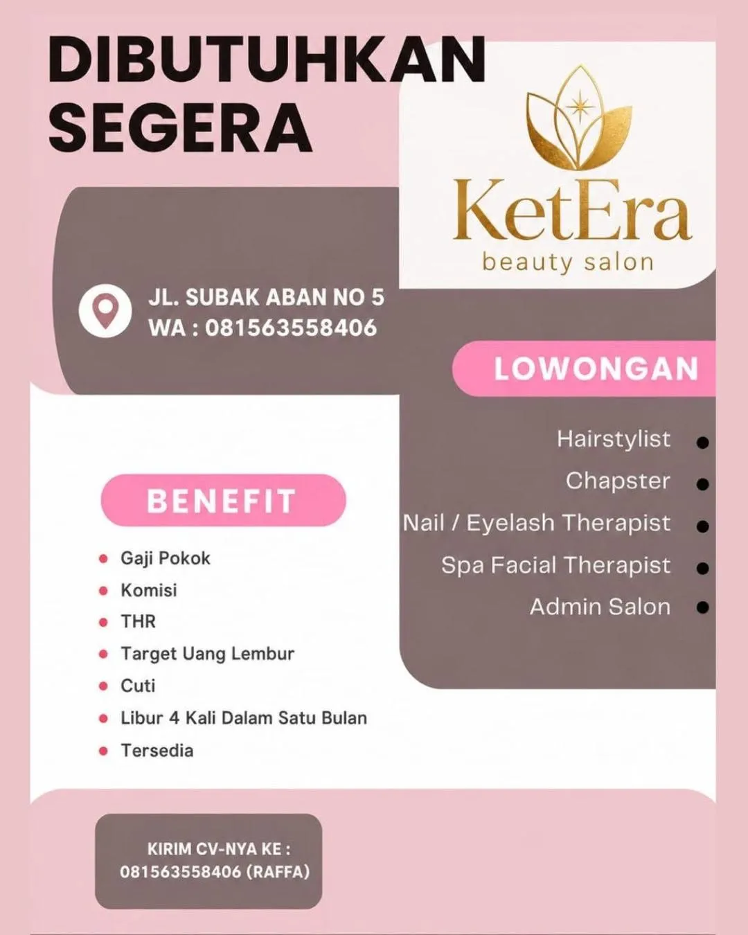 Logo KetEra beauty salon