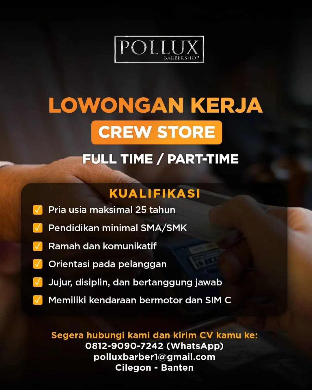 Logo Pollux Barbershop