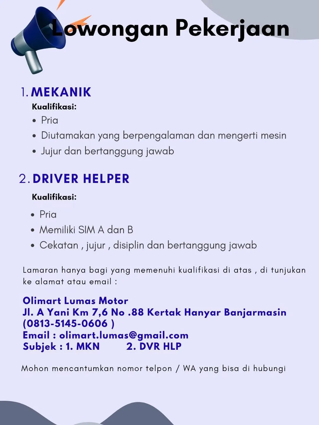 Logo Olimart Lumas Motor