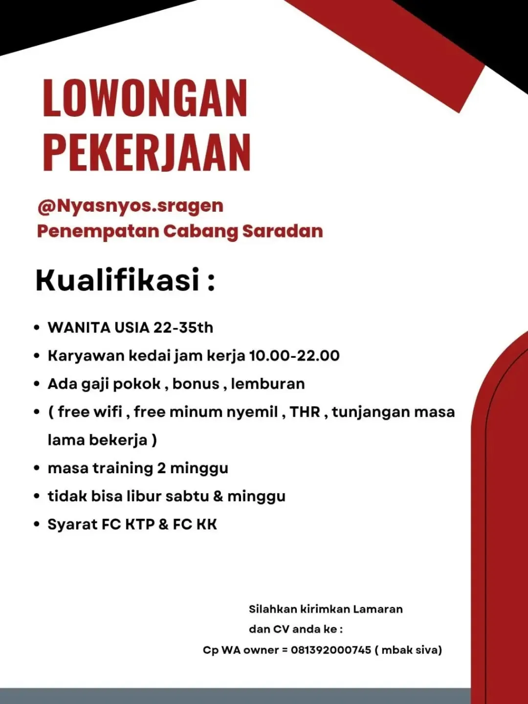 Logo Nyasnyos Sragen