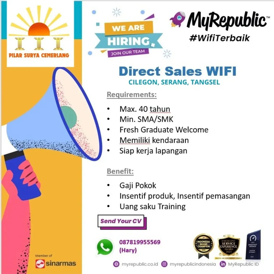 Logo MyRepublic / Pilar Surya Cemerlang