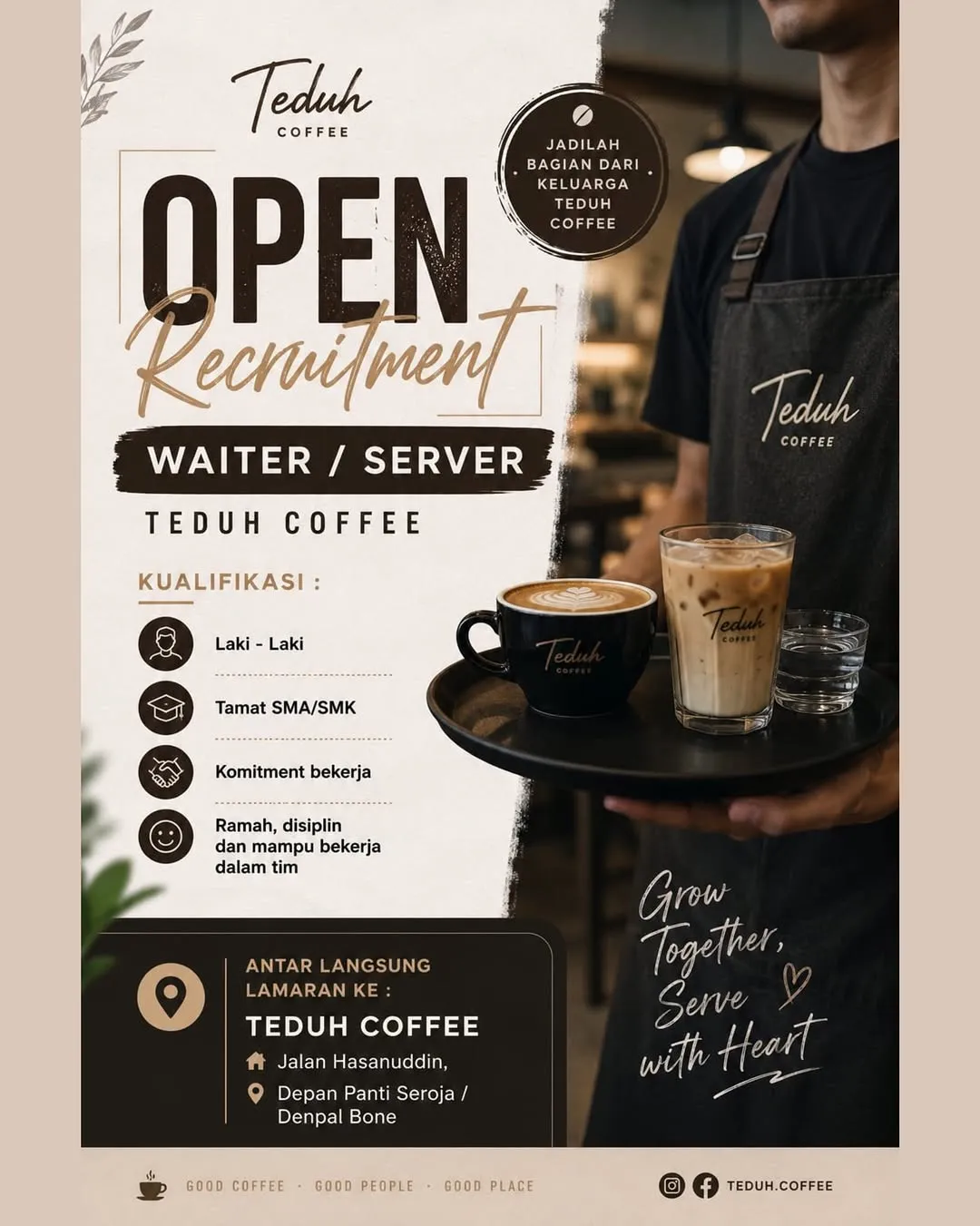 Logo Teduh Coffee