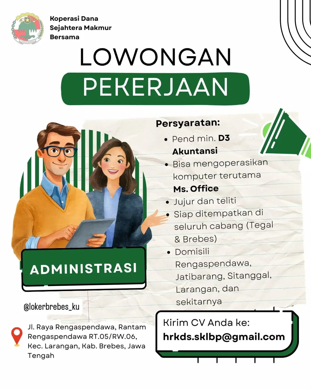 Logo Koperasi Dana Sejahtera Makmur Bersama