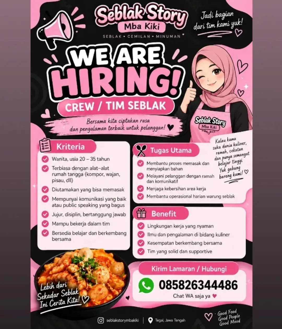 Logo Seblak Story Mba Kiki
