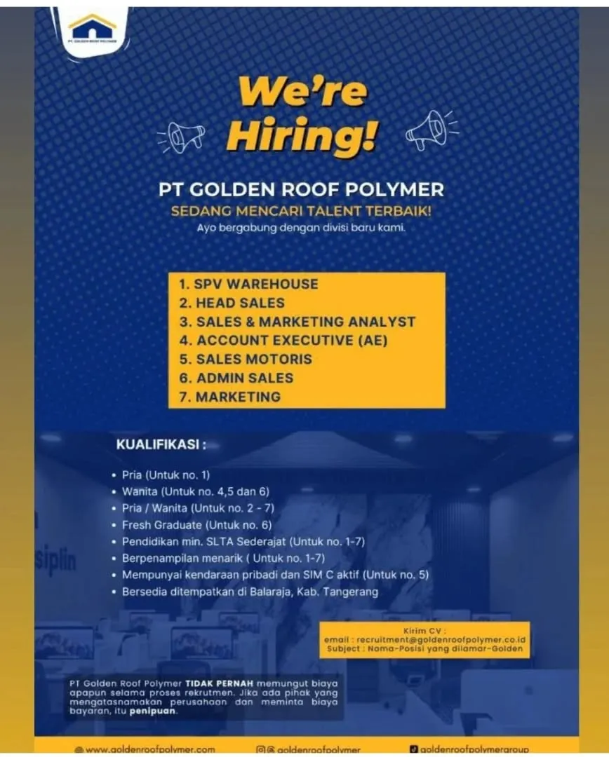 Logo PT GOLDEN ROOF POLYMER