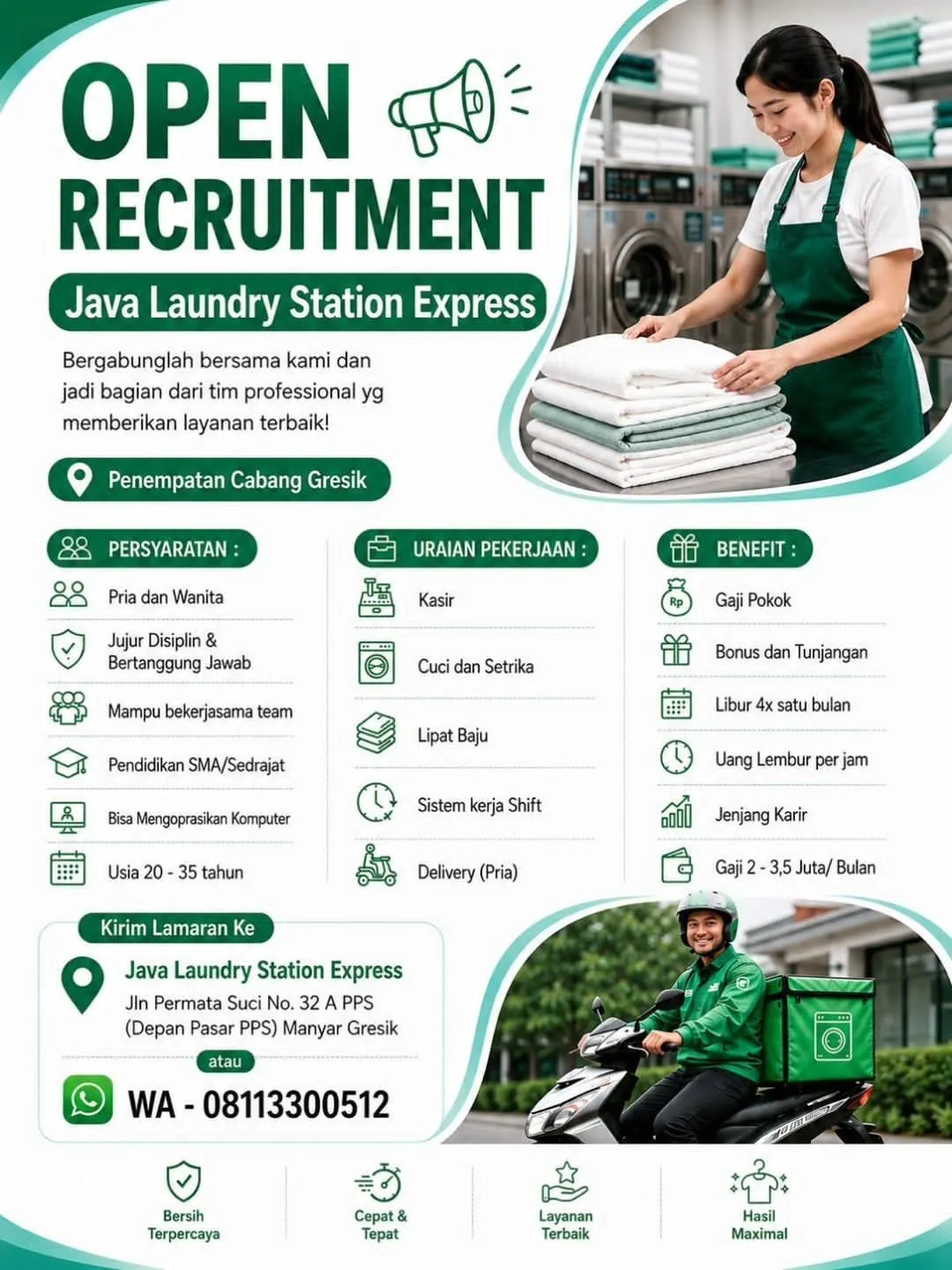 Logo Java Laundry Station Express