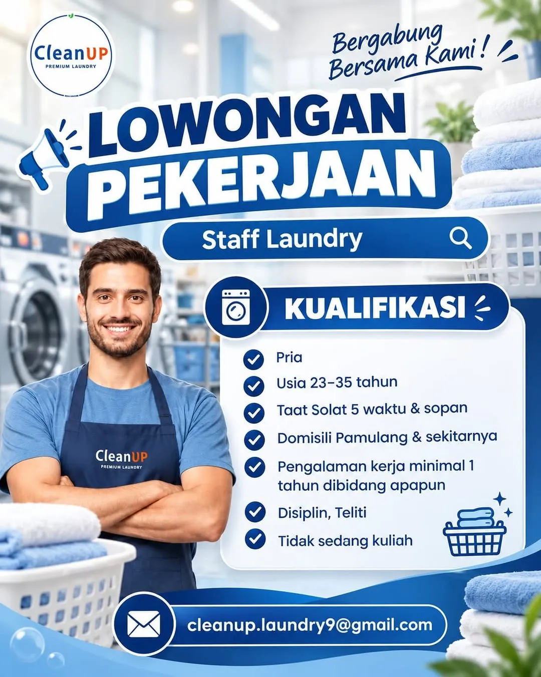 Logo CleanUP Premium Laundry