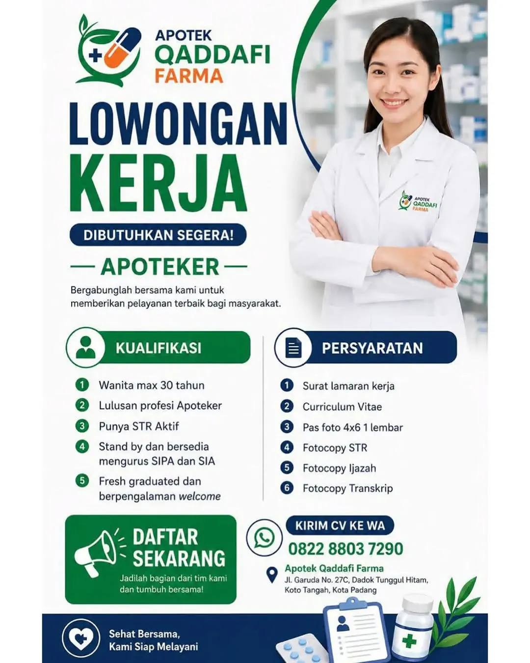 Logo Apotek Qaddafi Farma
