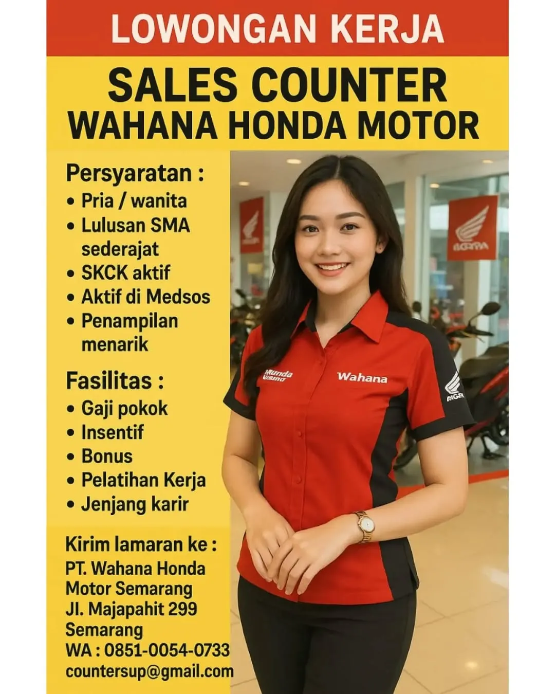 Logo PT. Wahana Honda Motor Semarang