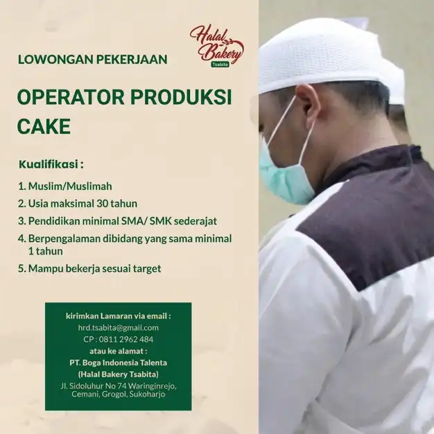 Logo halal bakery