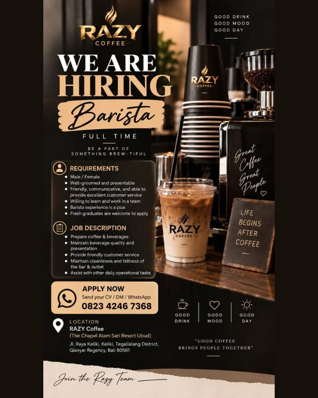 Logo RAZY Coffee