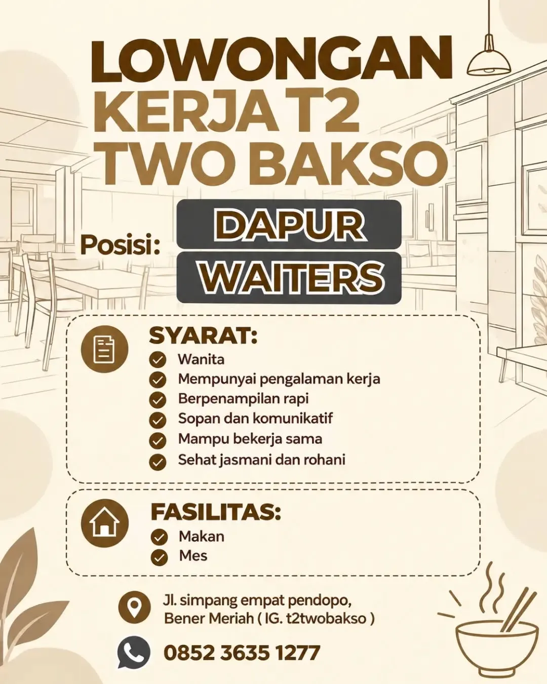 Logo T2 Two Bakso
