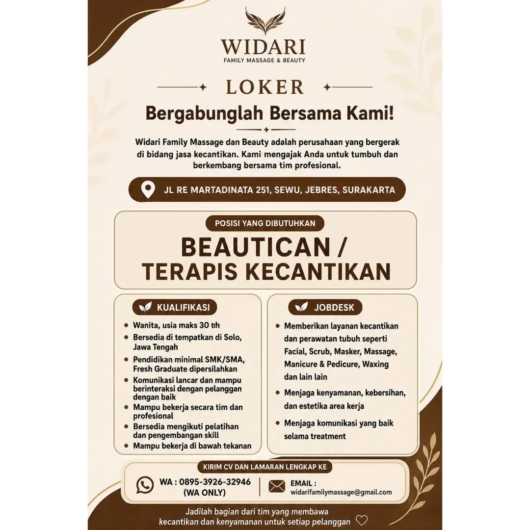 Logo Widari Family Massage and Beauty