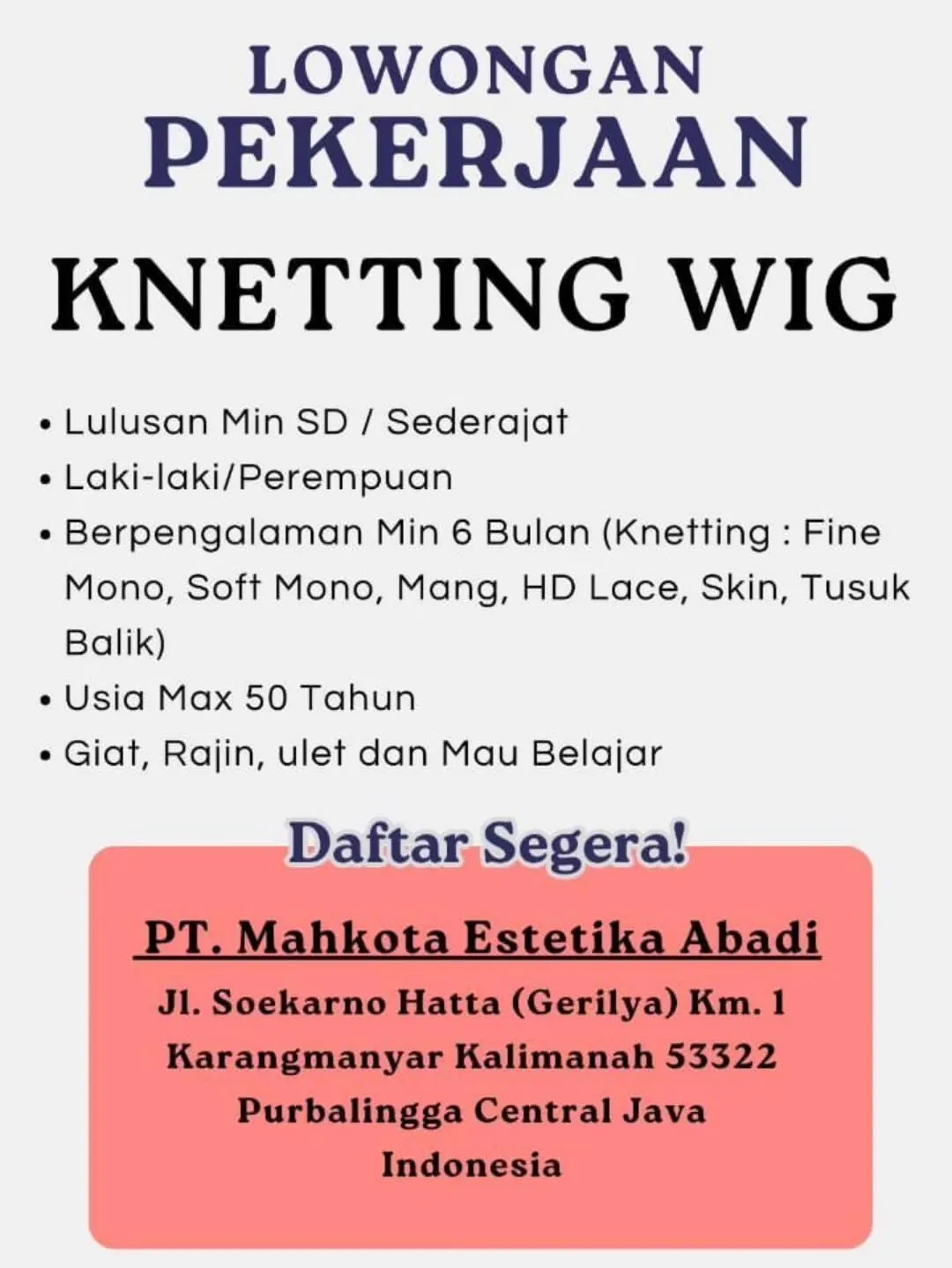Logo PT. Mahkota Estetika Abadi