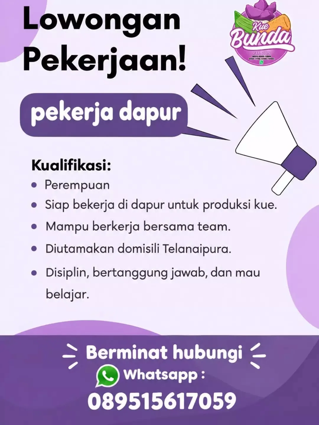 Logo Kue Bunda