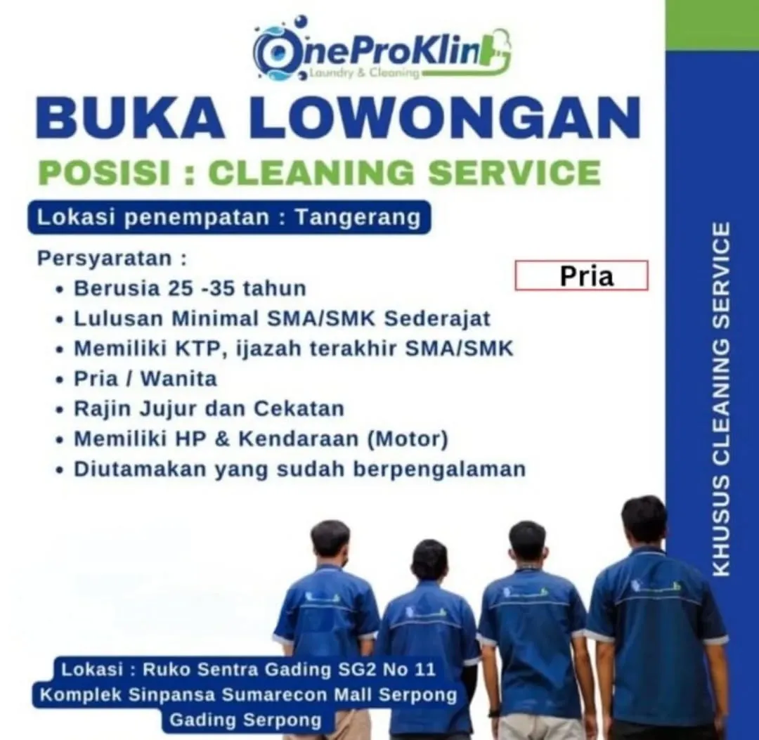 Logo OneProKlin Laundry & Cleaning