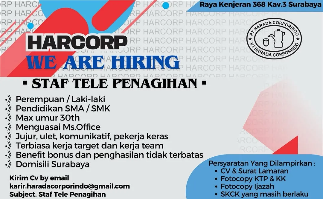 Logo PT HARADA CORPORINDO