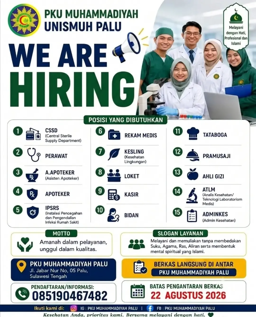 Logo PKU Muhammadiyah Palu Unismuh Palu