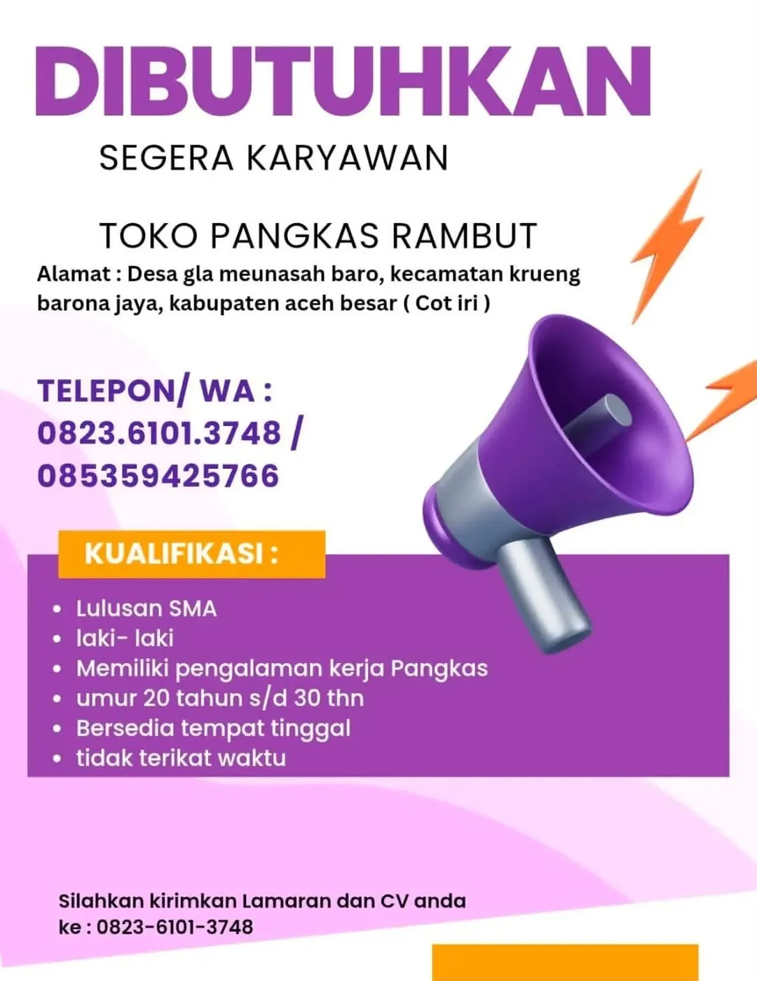Logo Toko Pangkas Rambut