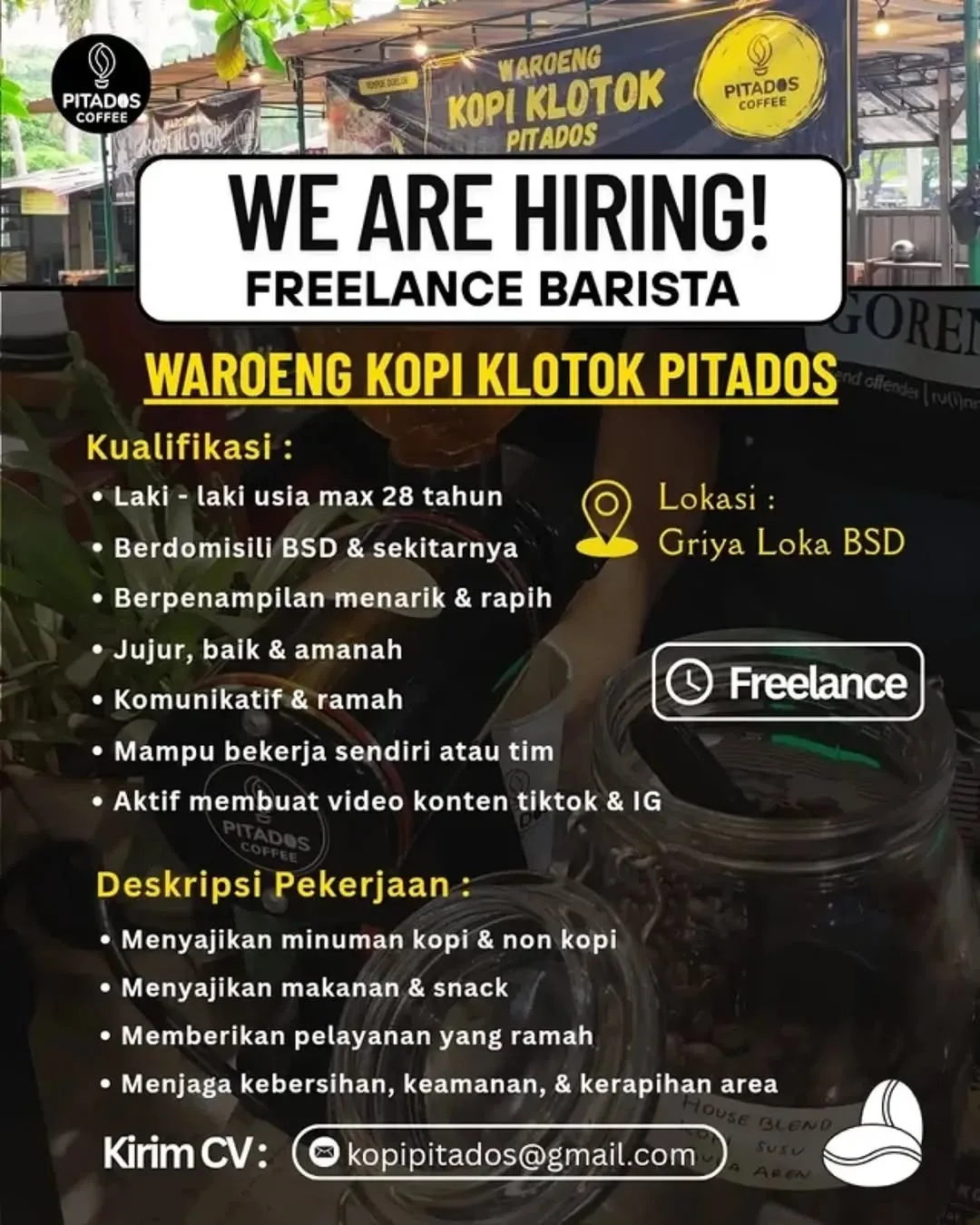 Logo Waroeng Kopi Klotok Pitados