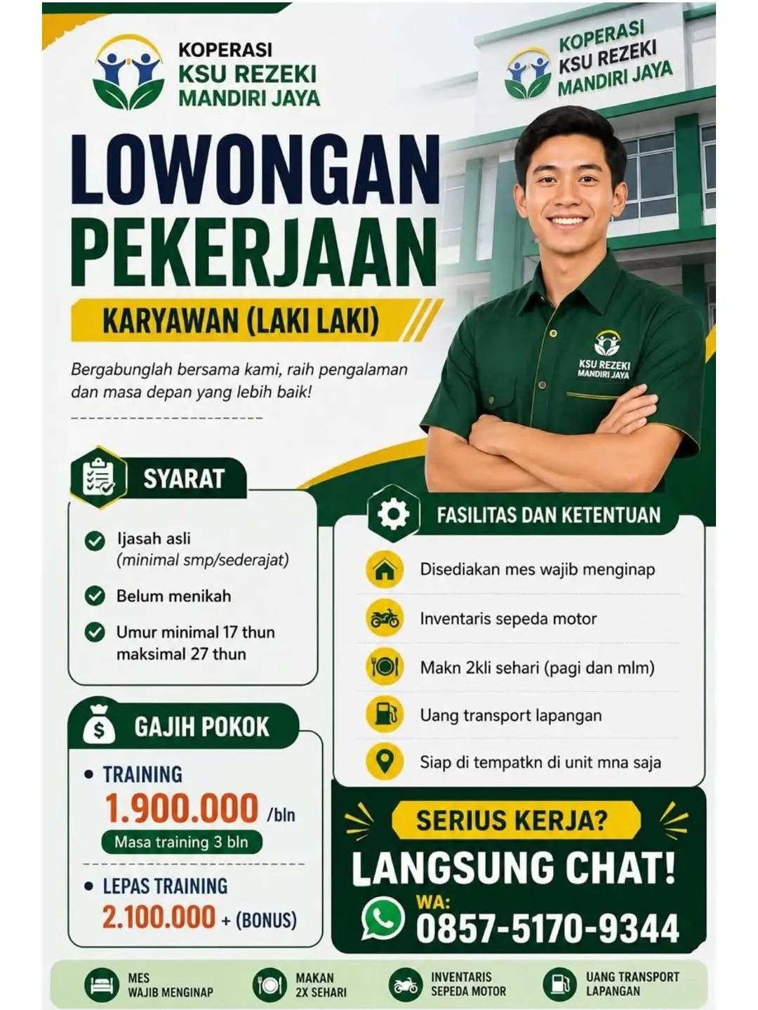 Logo Koperasi KSU Rezeki Mandiri Jaya