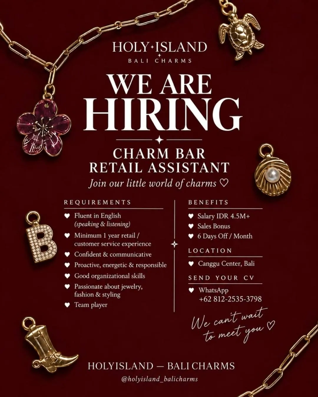 Logo Holy Island Bali Charms