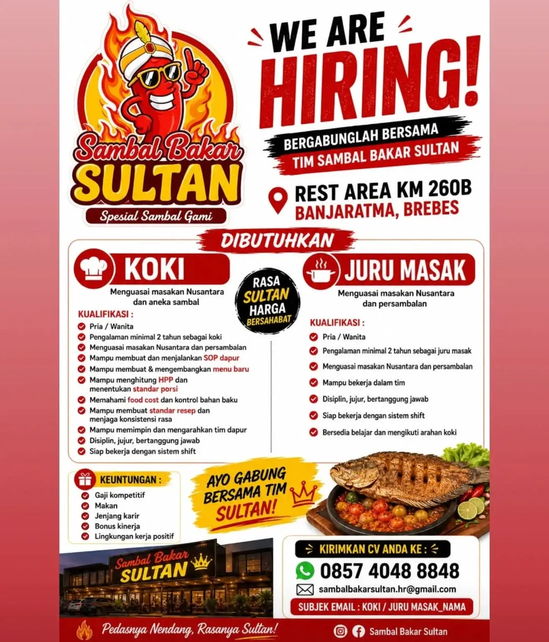 Logo Sambal Bakar Sultan
