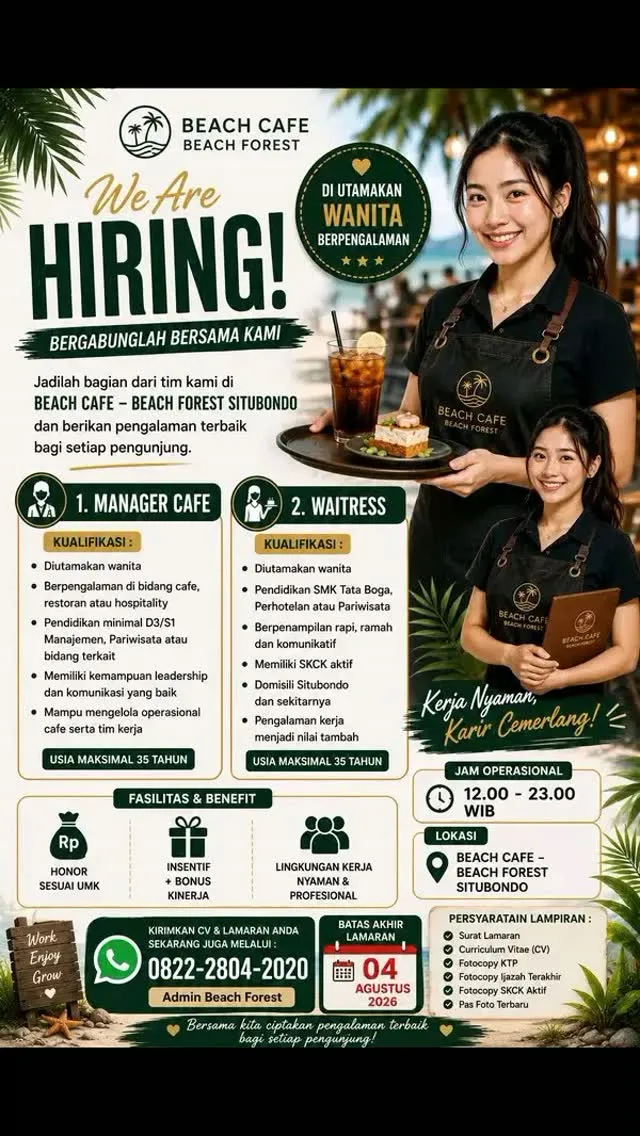 Logo Beach Cafe - Beach Forest Situbondo