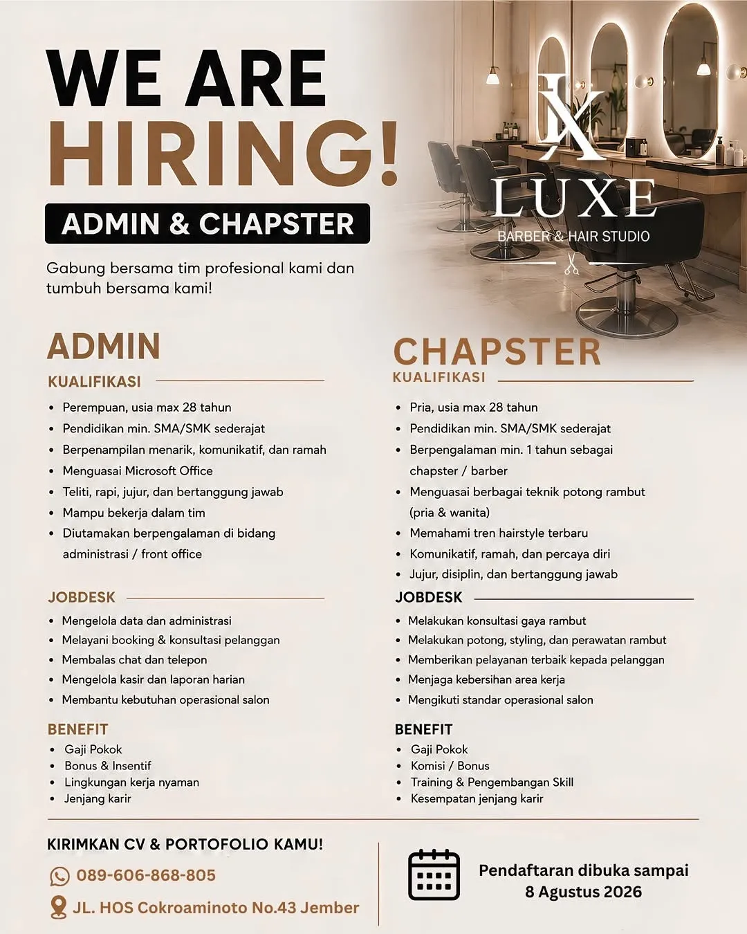 Logo Luxe Barber & Hair Studio