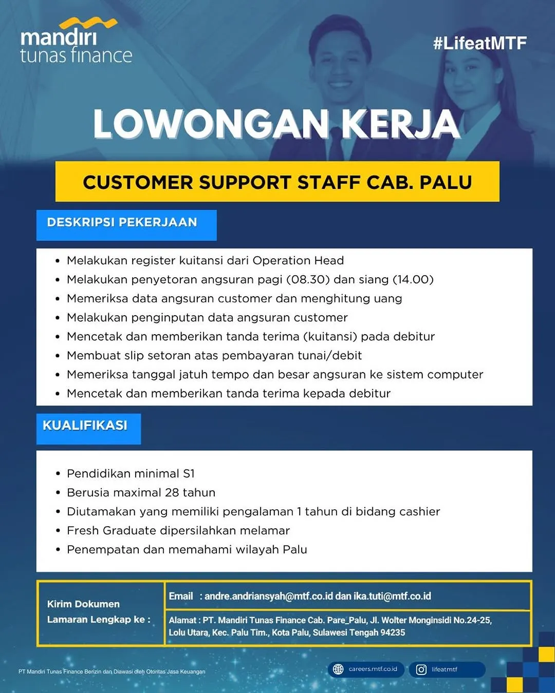 Logo PT Mandiri Tunas Finance
