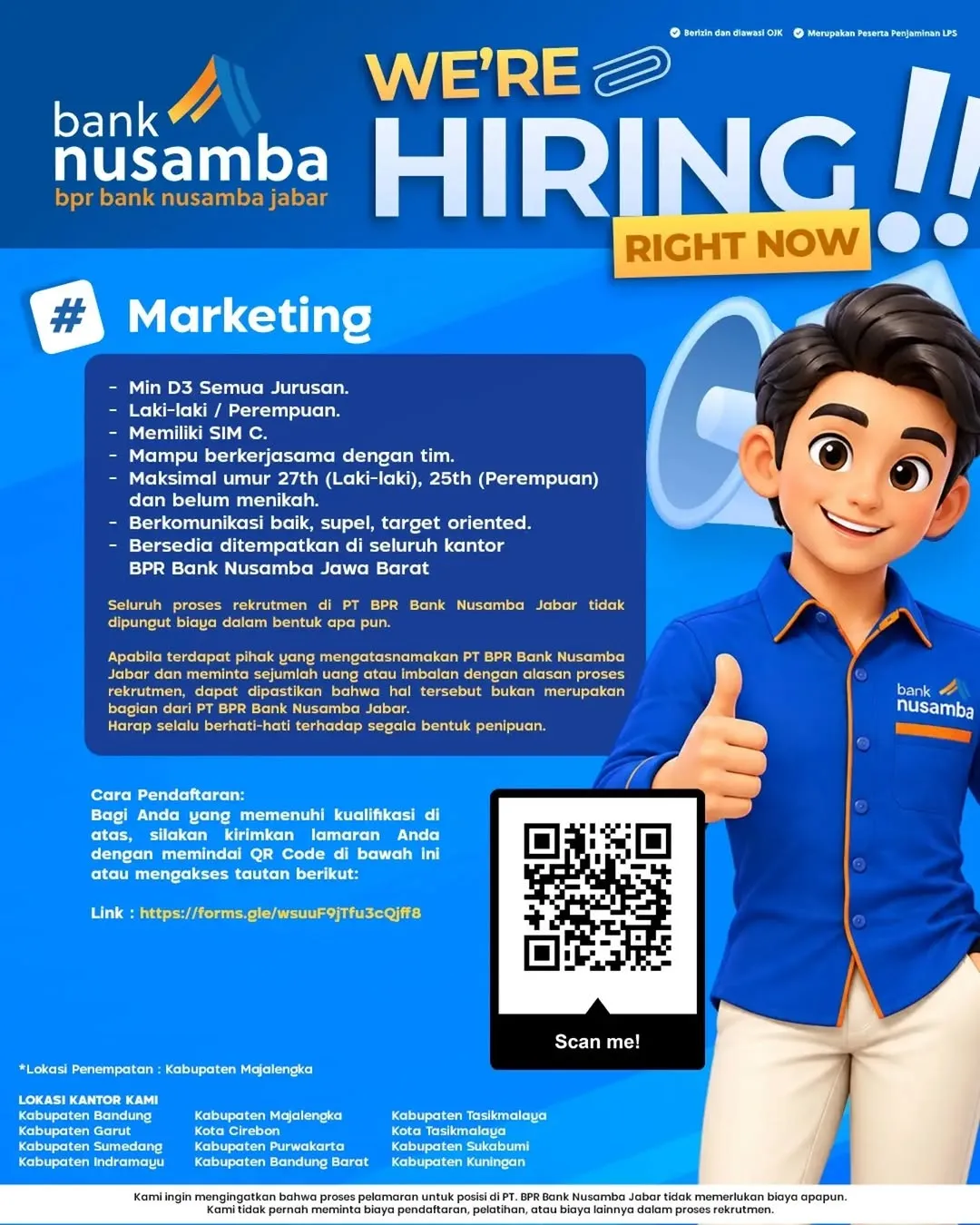 Logo PT BPR Bank Nusamba Jabar