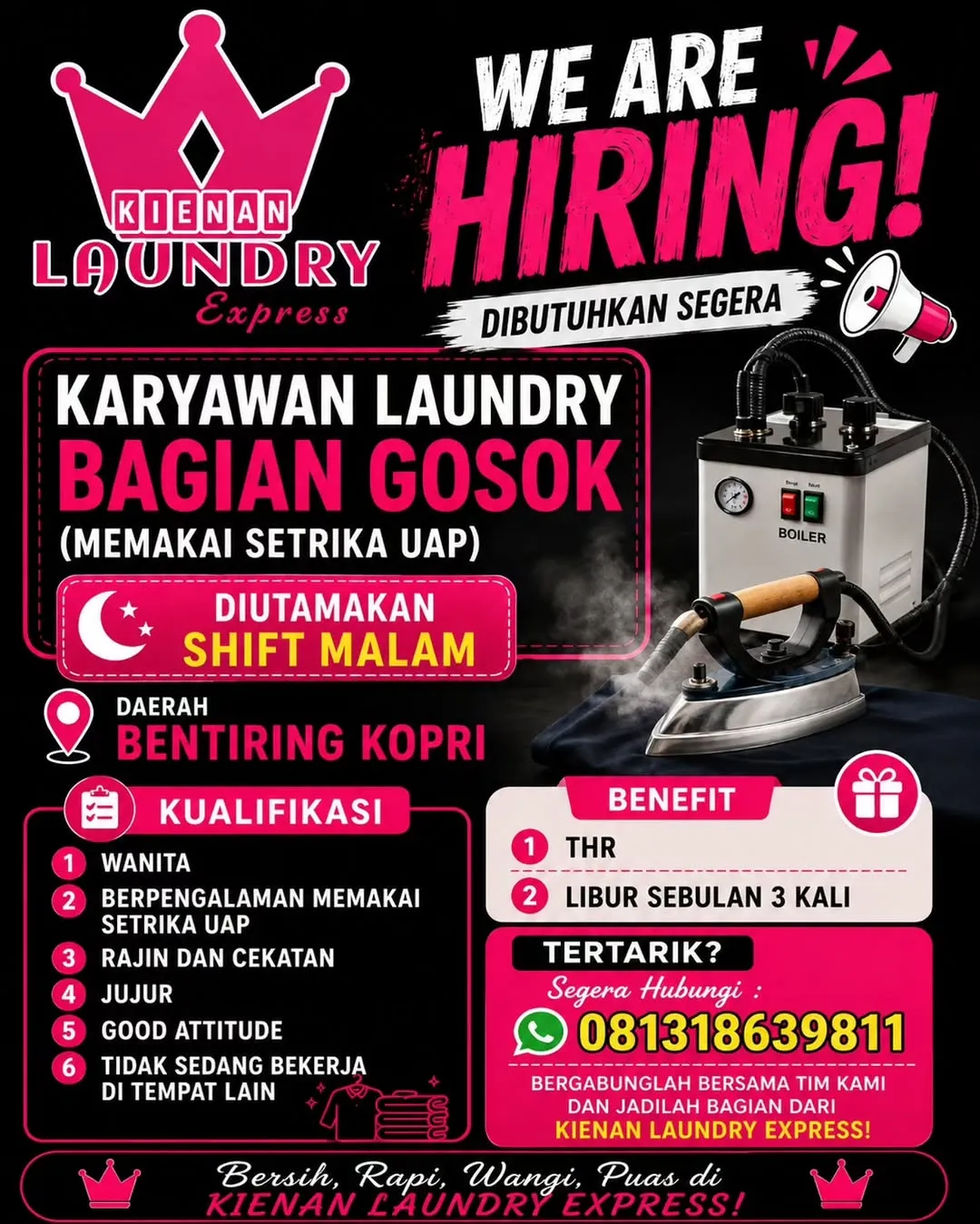 Logo Kienan Laundry Express