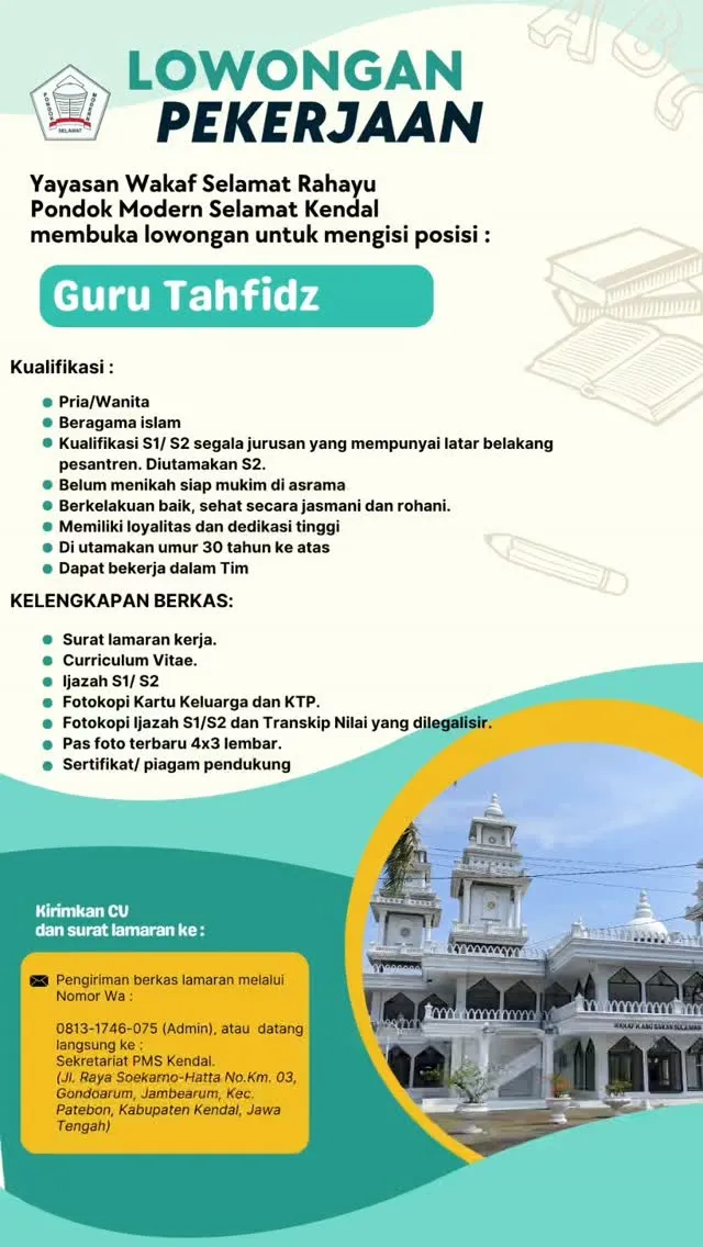 Logo Yayasan Wakaf Selamat Rahayu Pondok Modern Selamat Kendal