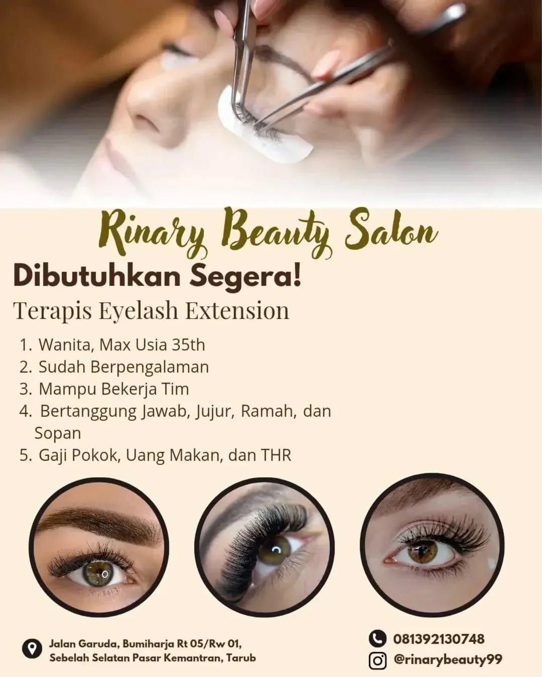 Logo Rinary Beauty Salon