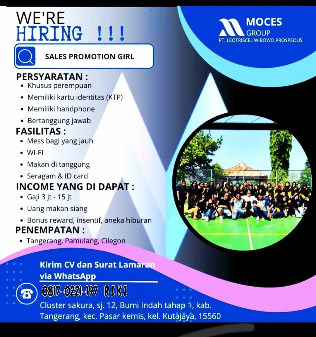 Logo MOCES GROUP PT. LEOTRISCSEL WIBOWO PROSPEOUS