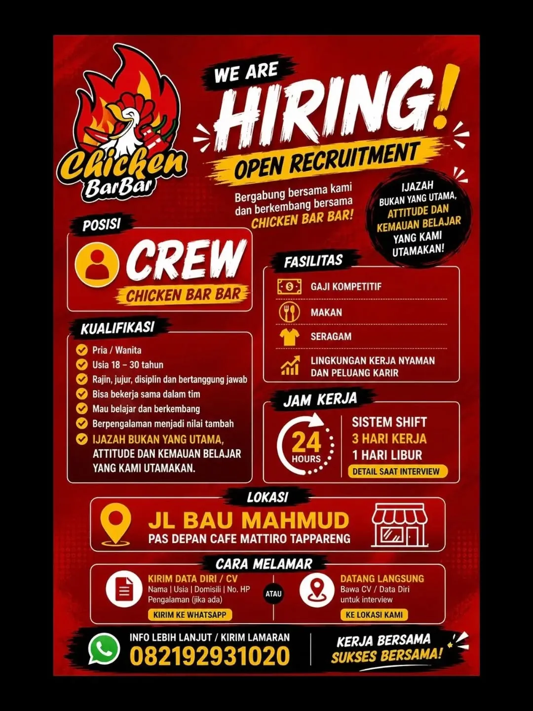 Logo Chicken Bar Bar