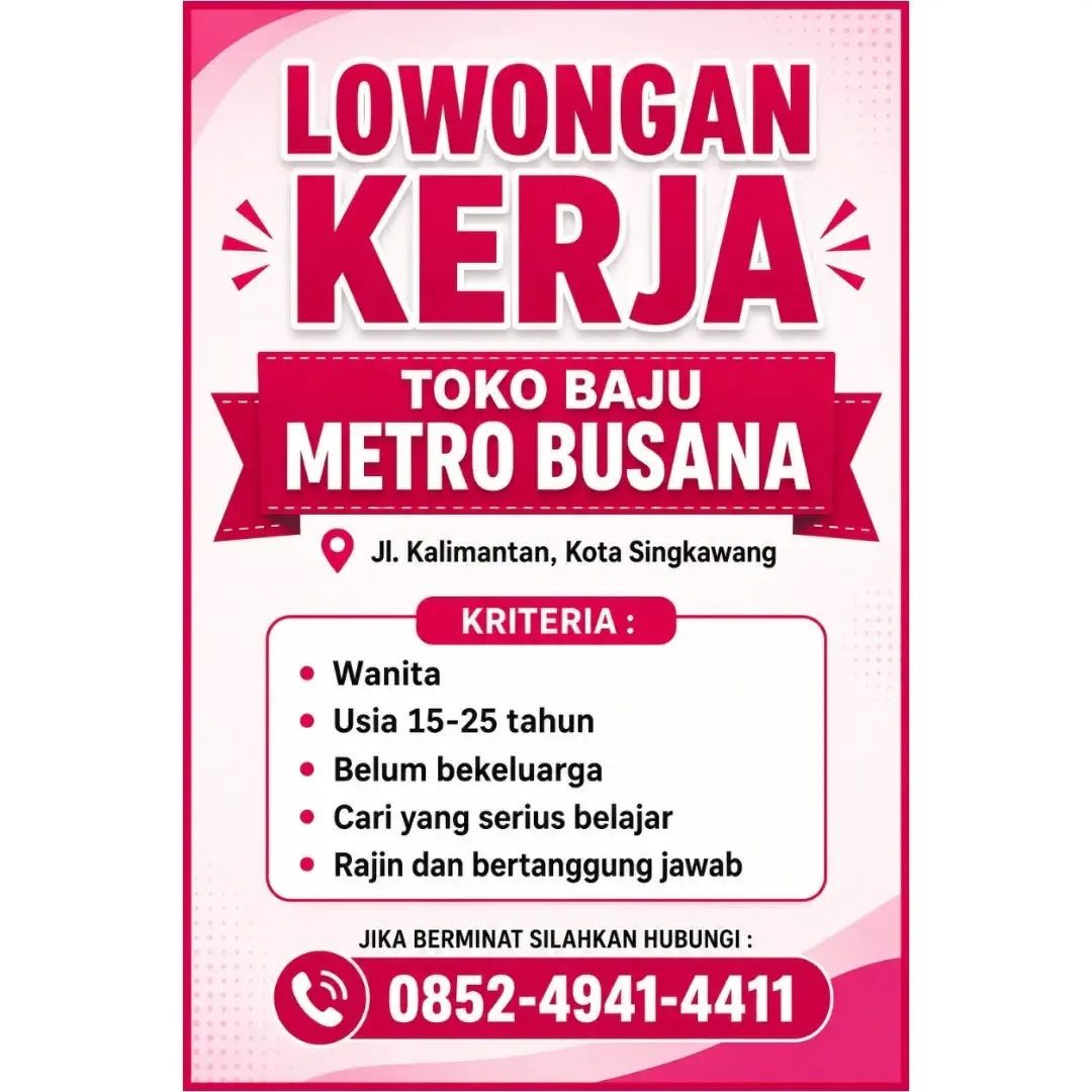 Logo Toko Baju Metro Busana