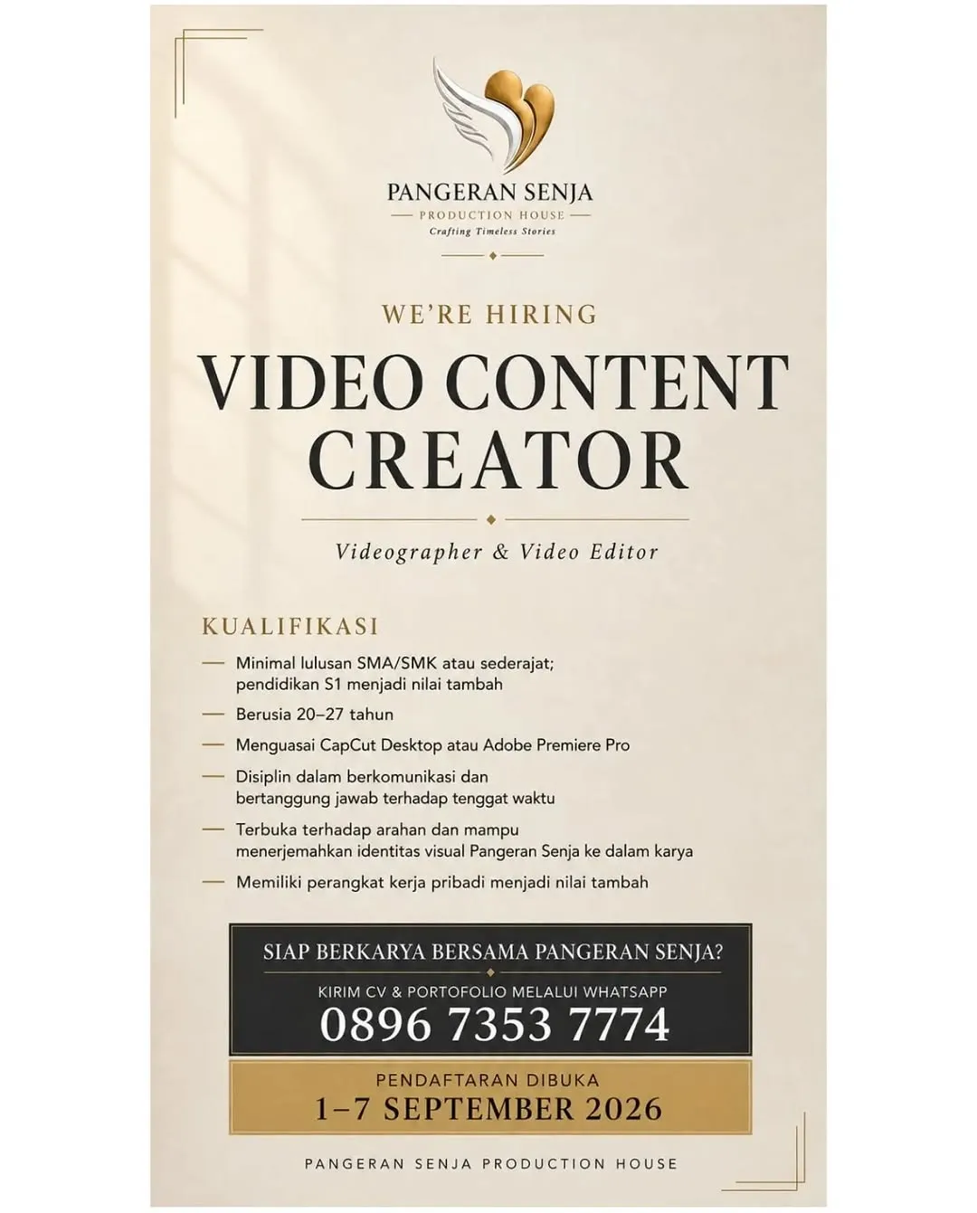 Logo Pangeran Senja Production House