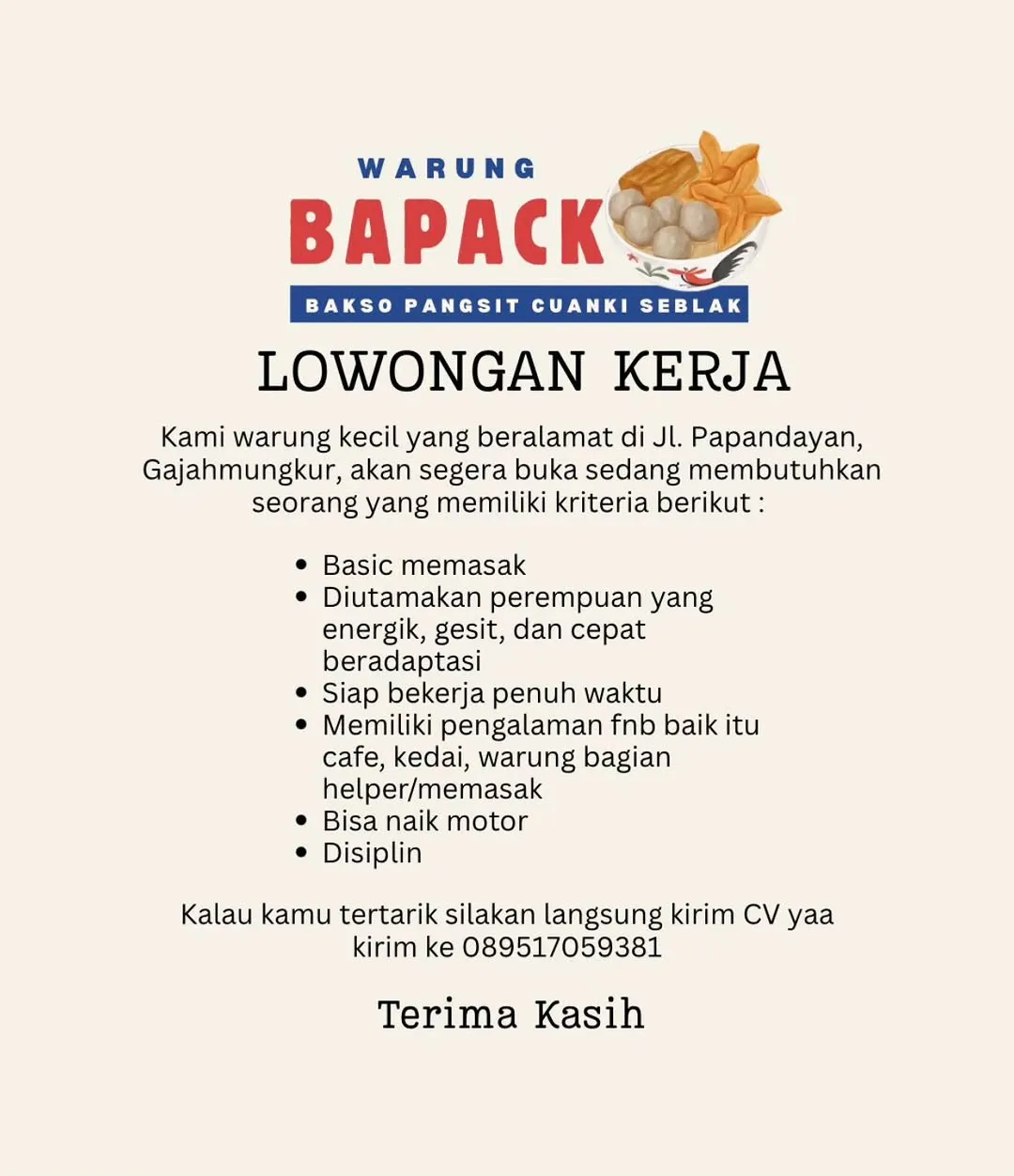 Logo Warung Bapack