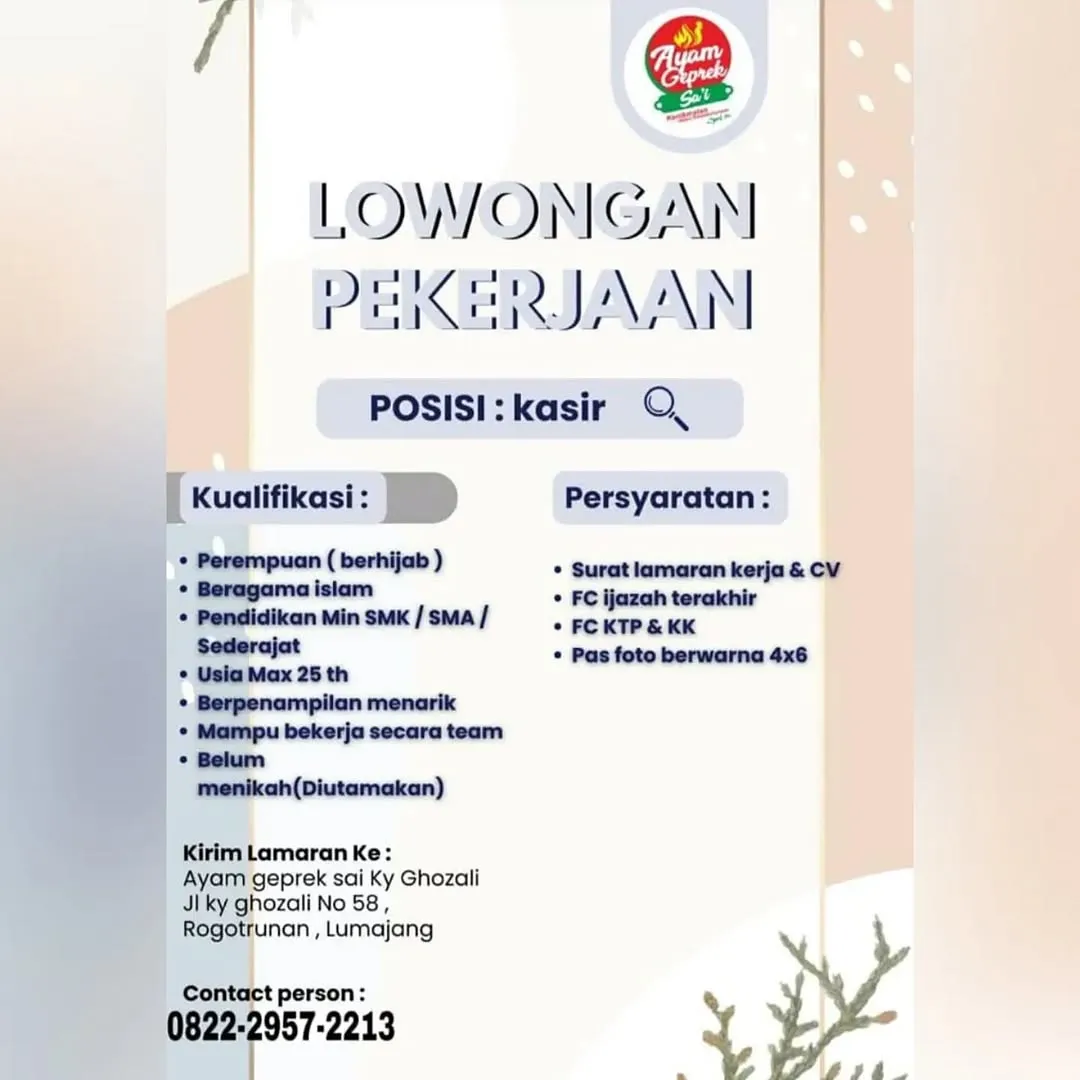 Logo Ayam Geprek Sai Ky Ghazali