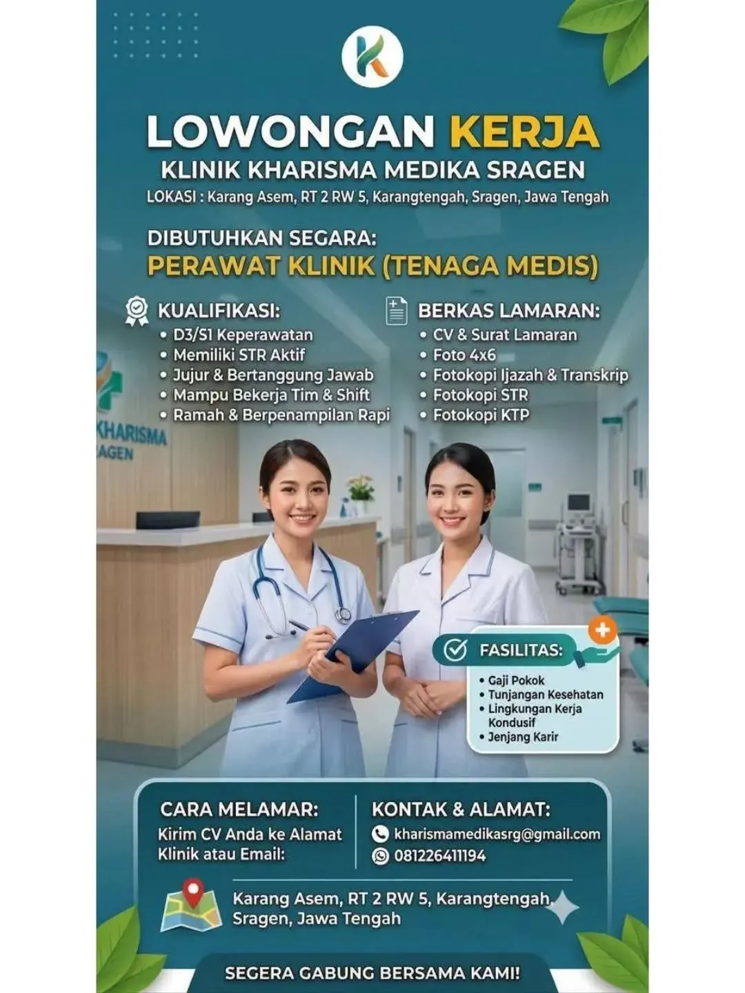 Logo Klinik Kharisma Medika Sragen